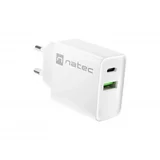 NETWORK CHARGER RIBERA USB-A+USB-C 20W PD