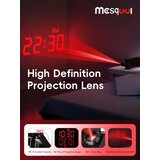 MESQOOL digitalna projekcijska budilka z USB polnjenjem | Shoptok.si