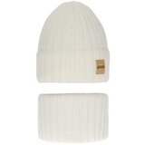 AGBO Girl's winter set: hat and tube scarf ecru Sula | shoptok.hr