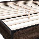  Okvir za krevet boja hrasta 180x200cm konstruirano drvo i metal | Eponuda.ba