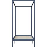  Okvir za krevet s baldahinom od masivne borovine sivi 90x200 cm | shoptok.hr