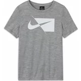 Nike DRY HBR SS TOP B Majica kratkih rukava za dječake, siva, veličina