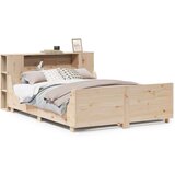 vidaXL Okvir kreveta bez madraca 135 x 190 cm od masivne borovine | shoptok.hr