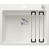 Blanco sudoper ETAGON 6 InFino SILGRANIT pribor inox nosači, s dalj. upr. - GLEČER BIJELA | shoptok.hr