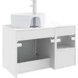  Set namještaja za kupaonicu 2 kom. Bijela visokog sjaja 49,5 x 44,5 x 82 cm | shoptok.hr
