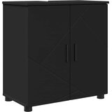 vidaXL Komplet pohištva za kopalnico 5 pcs Črna 61 x 35 x 64 cm | Shoptok.si