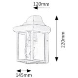 Rabalux zidna lampa E27 60W an.bela IP44 spoljna rasveta | Eponuda.com