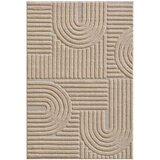 Novel preproga z visokim florom art 160/230 cm tkano bež | Shoptok.si
