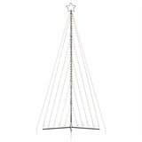 vidaXL Lučke za novoletno jelko 570 LED diod barvita 399 cm | Shoptok.si
