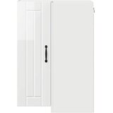  Zidni kutni ormar Lucca Bijela visokog sjaja 57 x 57 x 80 cm | shoptok.hr