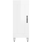  Komoda sjajna bijela 34,5 x 34 x 90 cm od konstruiranog drva | shoptok.hr