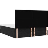  Otomanski okvir kreveta s madracima crni 200x200cm baršunasti | shoptok.hr