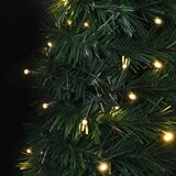  Prigodno umjetno božićno drvce s LED svjetlima zeleno 150 cm | shoptok.hr
