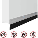  Držač četke za vrata 6 pcs Srebrno 100 cm Aluminijski legura | shoptok.hr