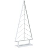 Metalno božićno drvce sa stalkom KUOPIO 125 cm Čelik Bijela | shoptok.hr