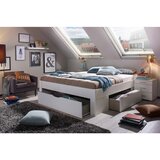 Rauch Möbel Postelja S Predalom Scala, Bela | Shoptok.si
