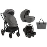 Kikka Boo kolica thea 3in1 set sa autosedištem i-prime i-size i tvrdom korpom grey (KKB20135 set) Cene
