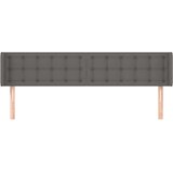  Uzglavlje s ušima sivo 183x16x78/88 cm umjetna koža | shoptok.hr