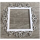  Lesen okrasni element okvir - ornament - 1 kos (Leseni elementi) Cene