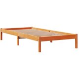 Okvir kreveta bez madraca voštano smeđi 75 x 190 cm od borovine | shoptok.hr