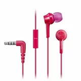 Panasonic slušalice RP-TCM115E-P roze, in ear, mikrofon