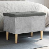  The Living Store Klop za shranjevanje betonska siva 62x42x46 cm inženirski les - Klop Za Shranjevanje, (21448412) Cene