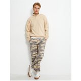 Koton Stand-Up Collar Sweatshirt with Snap Button Detailed Long Sleeve, Ribbed.