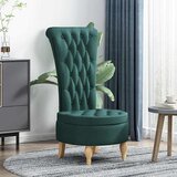  Fotelja sa zaštitom Tamnozelena 56,5 x 70 x 110 cm tkanina | shoptok.hr