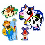 Magnetic Puzzles Pets Farm Fridge Magnets Boards 30 pcs. | shoptok.hr