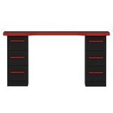 Hanah home gejming sto phoenix 3 black red