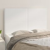 vidaXL Posteljno vzglavje 4 kosa belo 72x5x78/88 cm umetno usnje Cene
