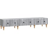 TV ormar Siva sonoma 147 x 34,5 x 30 cm Konstruirano drvo Cijene