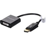 Lanberg AD-0007-BK video cable adapter 0.1 m DisplayPort DVI-D Black | shoptok.hr