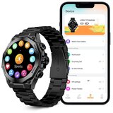 Ksix smartwatch Titanium, AMOLED 1,43” zaslon, 2 remena, 5 dana aut., crni | shoptok.hr