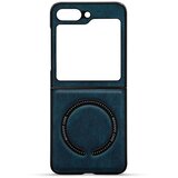  Maska za telefon MAGSAFE LEATHER CASE za Samsung Z FLIP 5, Plava | Eponuda.com