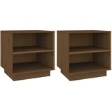  Noćni ormarići 2 kom boja meda 40 x 34 x 40 cm od borovine | shoptok.hr