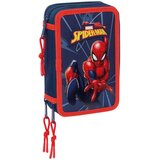 Spiderman Marvel trostruki pernica 37 kom Slike