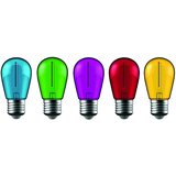 Avide led sijalica E27 1W filament mix set 5 colour | Eponuda.com
