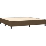  box spring s madracem LED tamnosmeđi 200x200 cm tkanina | shoptok.hr
