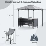 Paviljon Bar sa Dve Stolice 245x245cm | Eponuda.com