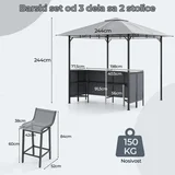 Bar sa Dve Stolice 245x245cm