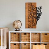Wallxpert Whispering Timber -1 - Black, Walnut BlackWalnut Decorative Wooden Wall Accessory | Eponuda.com