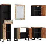  5-dijelni set kupaonskog namještaja masivno obnovljeno drvo | shoptok.hr