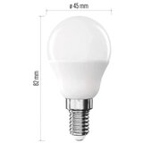 Emos zq1e23 Led sijalica classic mini globe 4,2w(40w) e14 nw ( 3531 ) | ePonuda.com