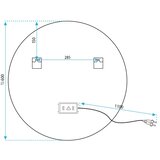 Tutumi ogledalo led bluetooth ffj 60cm | Shoptok.si