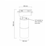  šinski reflektor LDG5030T 18W cct crni monofazni | ePonuda.com