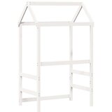 vidaXL Krov za dječji krevet bijeli 98x70x176,5 cm masivna borovina | shoptok.hr