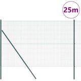  Temeljna zavarena žičana ograda 25 x 1,5 m Zelena Mreža | Shoptok.si