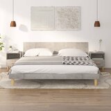  Noćni ormarići 2 kom siva boja betona 40 x 35 x 47 cm | shoptok.hr