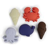 FILIBABBA Silicone Sand Toys Blue Mix igrača za v vodo 5 kos | Shoptok.si